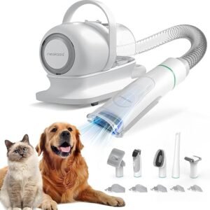Pet Grooming Kit & Vacuum Suction 99% Pet Hair