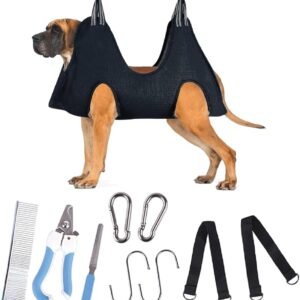 iDopick Dog Grooming Hammock Set for Dogs & Cats