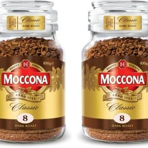 Moccona Classic Dark Roast Freeze Dried Instant Coffee, 100g (Pack of 2)